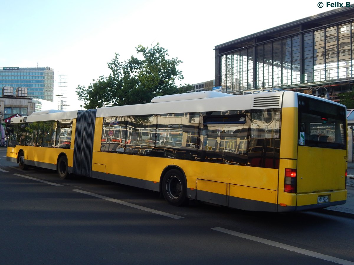 MAN Niederflurbus 2. Generation der BVG in Berlin am 07.06.2016