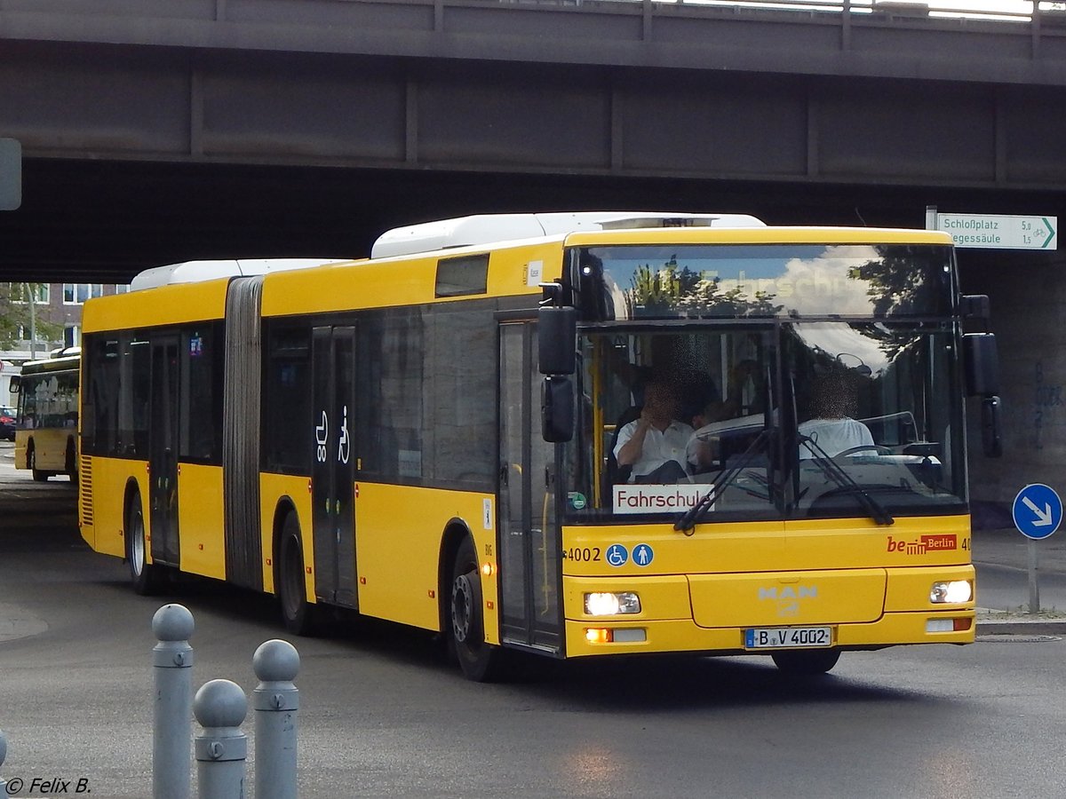 MAN Niederflurbus 2. Generation der BVG in Berlin am 09.06.2016