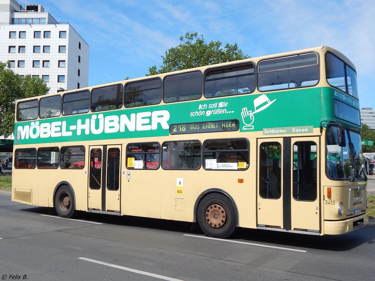 MAN SD 200 von Traditionsbus GmbH Berlin aus Deutschland in Berlin am 11.06.2016