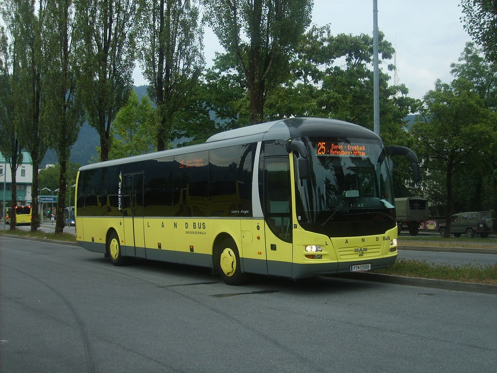 MAN ÜL 364 Lion´s Regio - PT 12589 - in Bregenz (AT), Bahnhof / Busbahnhof - am 17-Juli-2015