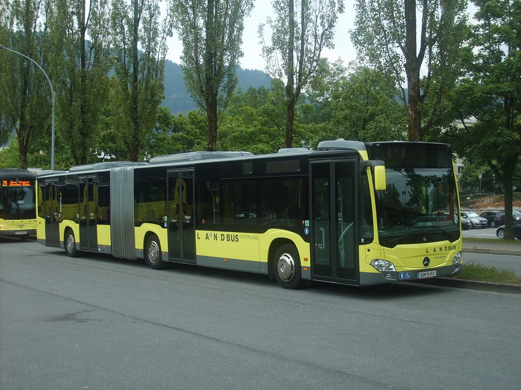 MB O 530 C2 G - BD 14141 - in Bregenz (AT), Bahnhof / Busbahnhof - am 17-Juli-2015