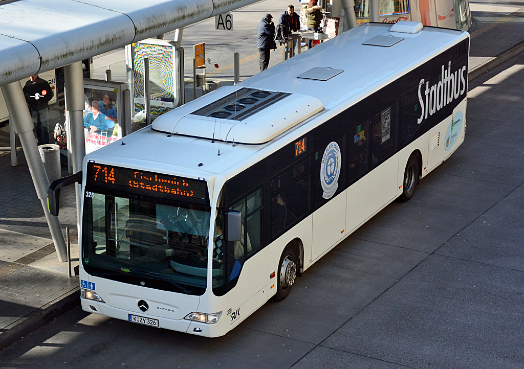 MB O 530 der RVK, K-ZY 326, in Hürth - 11.02.2014