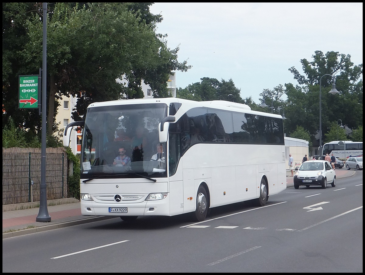 Mein 4000. Busbild! Mercedes Tourismo von Prima Klima Reisen aus Deutschland in Binz am 03.08.2014