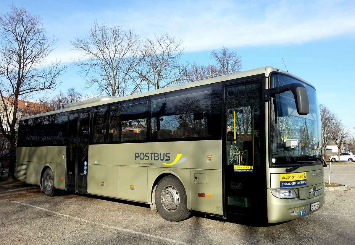 Mercedes Benz Integro Postbus Der Bb Im Februar In Krems Gesehen