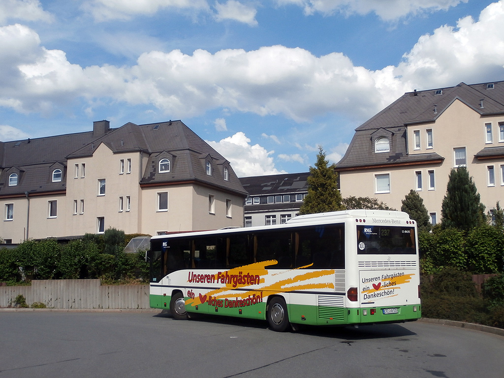 Mercedes-Benz Integro der Regionalverkehr Erzgebirge in Zschopau. (30.6.2014)