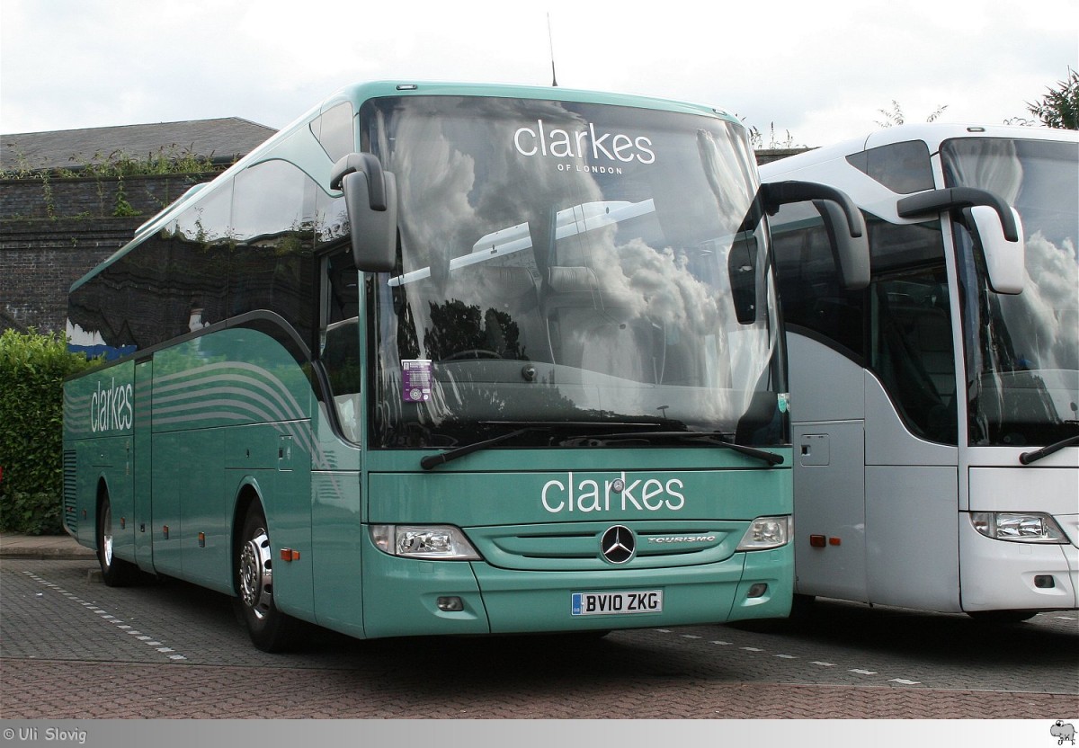 Mercedes Benz Tourismo  Clarkes . Aufgenommen am 9. August 2014 in Windsor / England.
