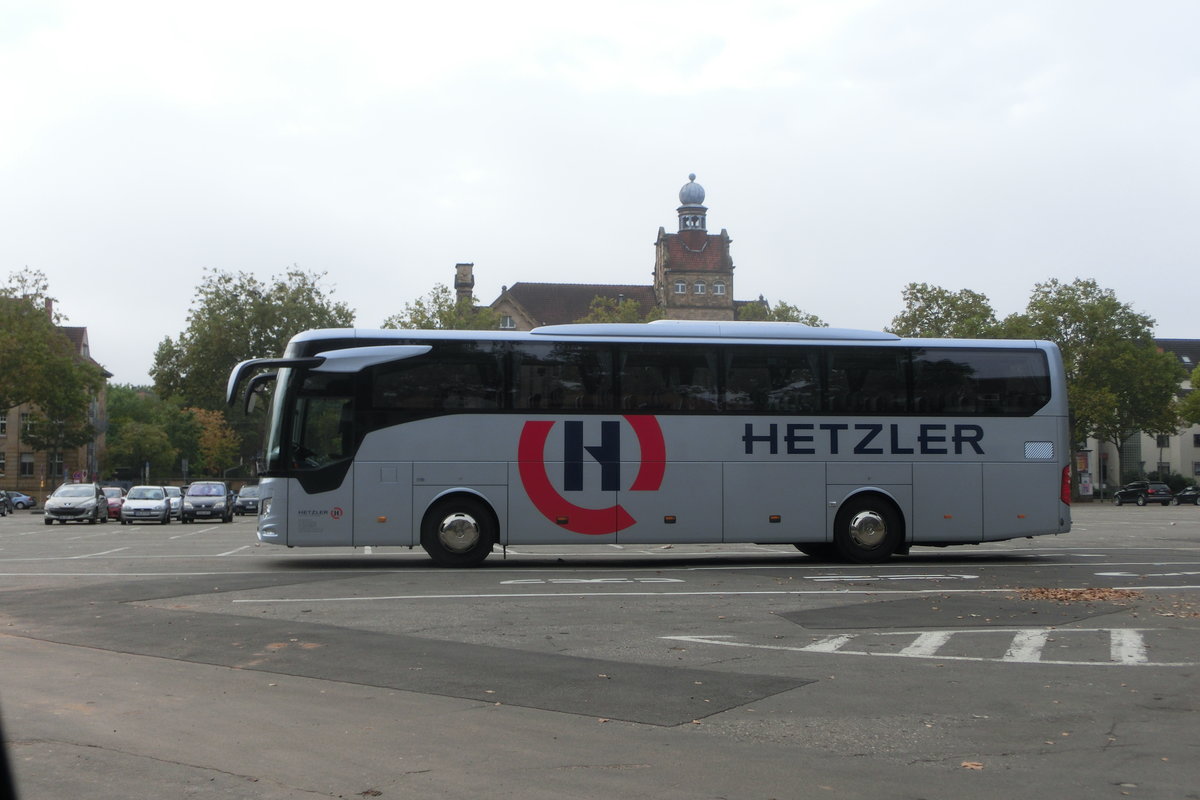 Mercedes Benz Tourismo III von Hetzler am 01.10.2020 in Landau