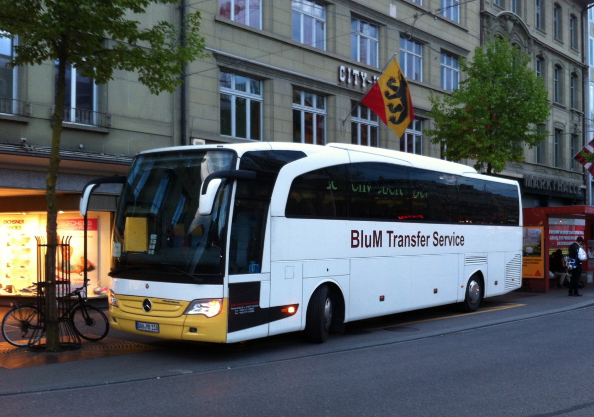 Mercedes Benz Travego, Blum Transfer Service, Berne avril 2014 