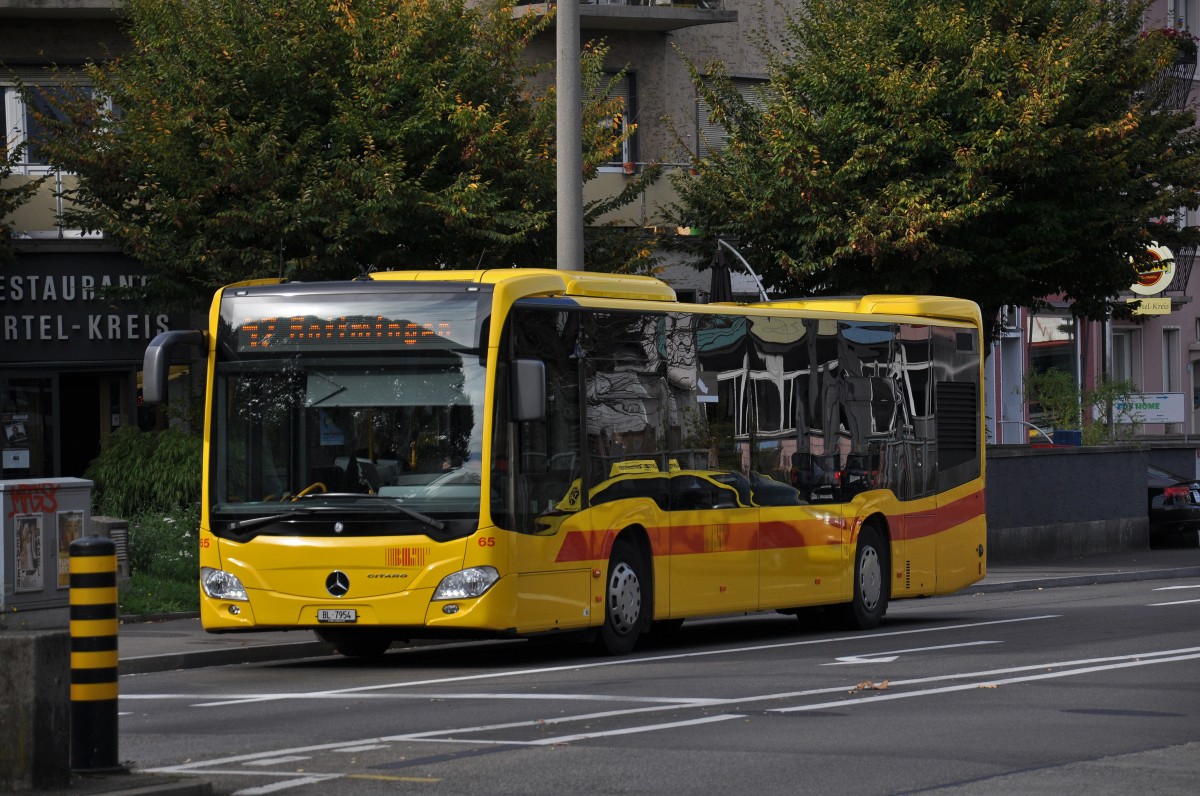 Mercedes Citaro 65 auf der Linie 47 an der Haltestelle Leimgrubenweg. Die Aufnahme stammt vom 14.10.2014.