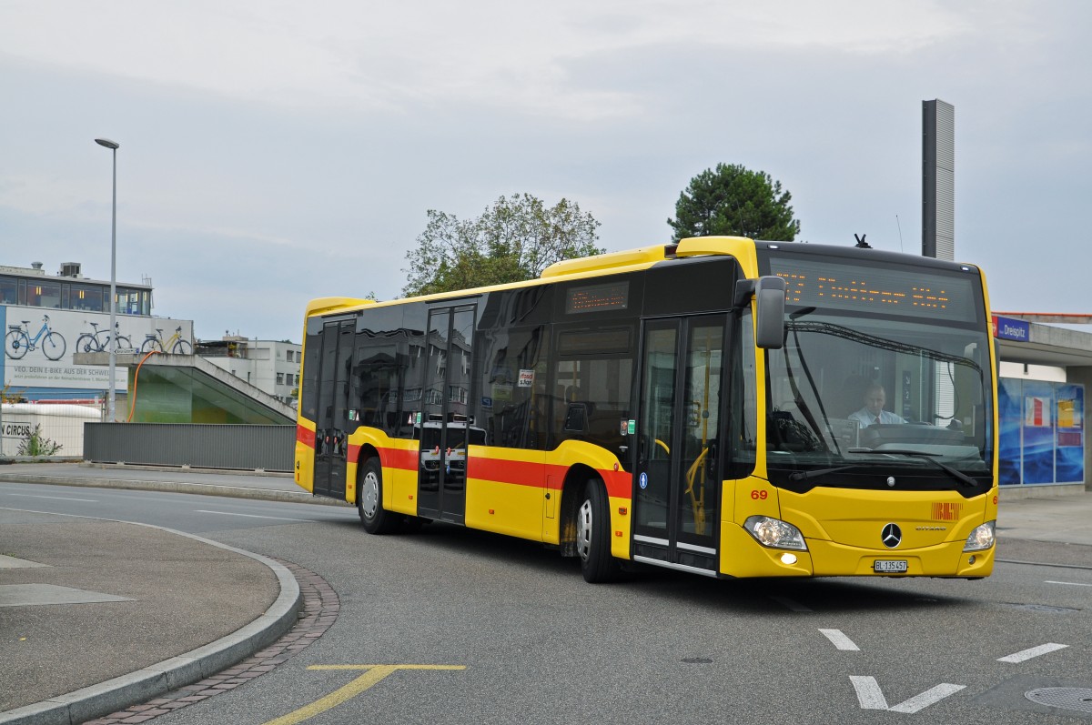 Mercedes Citaro 69 auf der Linie 47 fährt Richtung St.Jakob. Die Aufnahme stammt vom 04.08.2015.