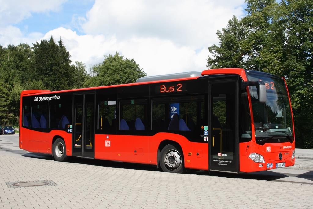 Mercedes Citaro C2 Ü  Oberbayernbus  M-RV 9457, Bus wird auf der steilen Bergstrecke zum Kehlsteinhaus eingesetzt, Berchtesgaden 08.09.2015