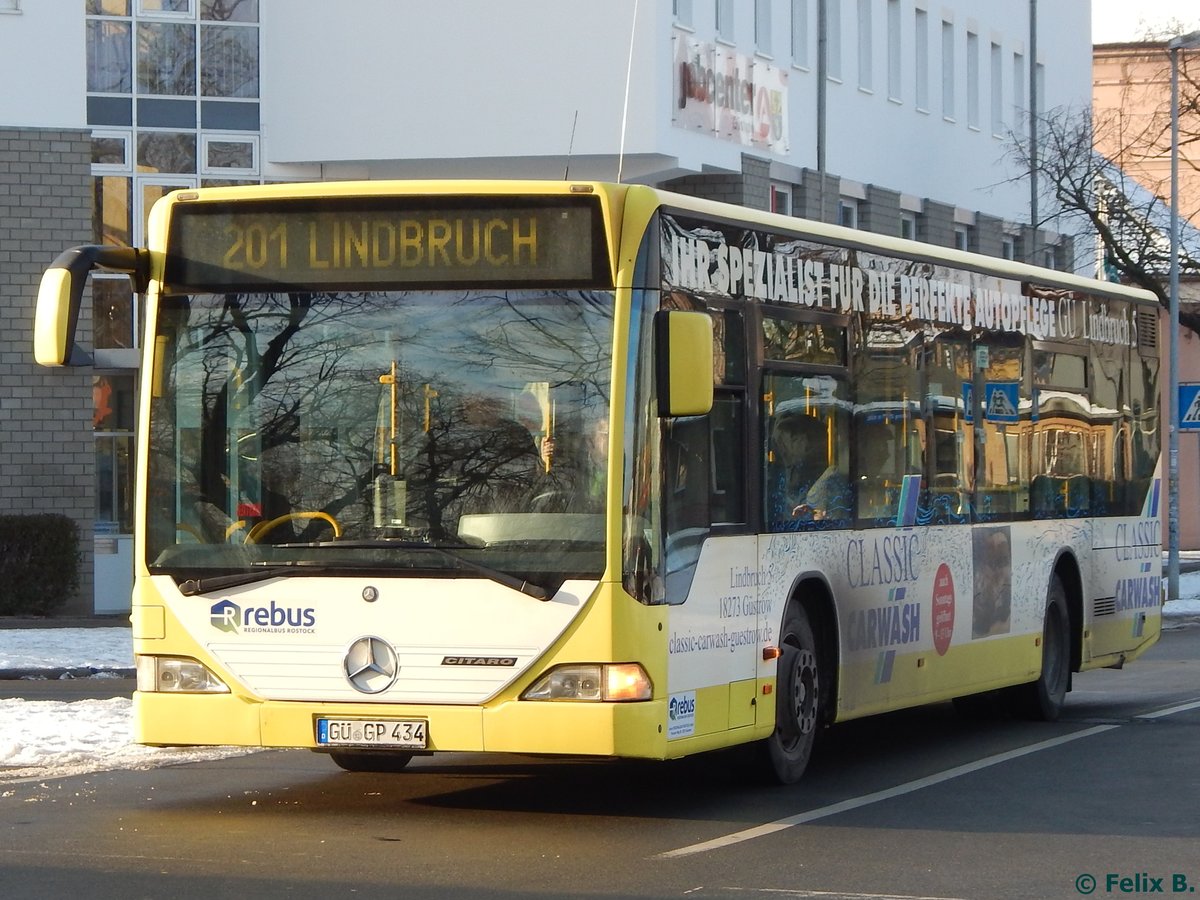 Mercedes Citaro I von Regionalbus Rostock in Güstrow am 18.01.2017