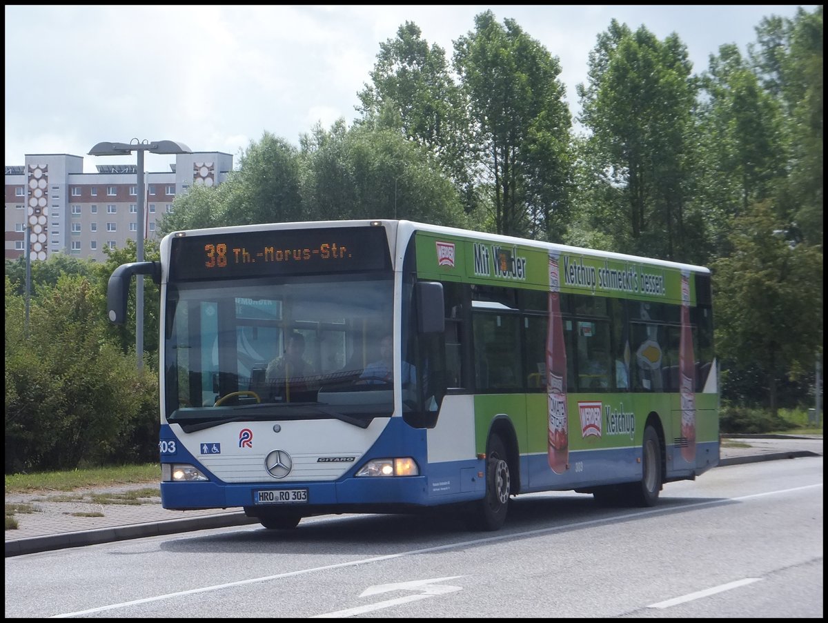 Mercedes Citaro I der Rostocker Straßenbahn AG in Rostock am 02.07.2014