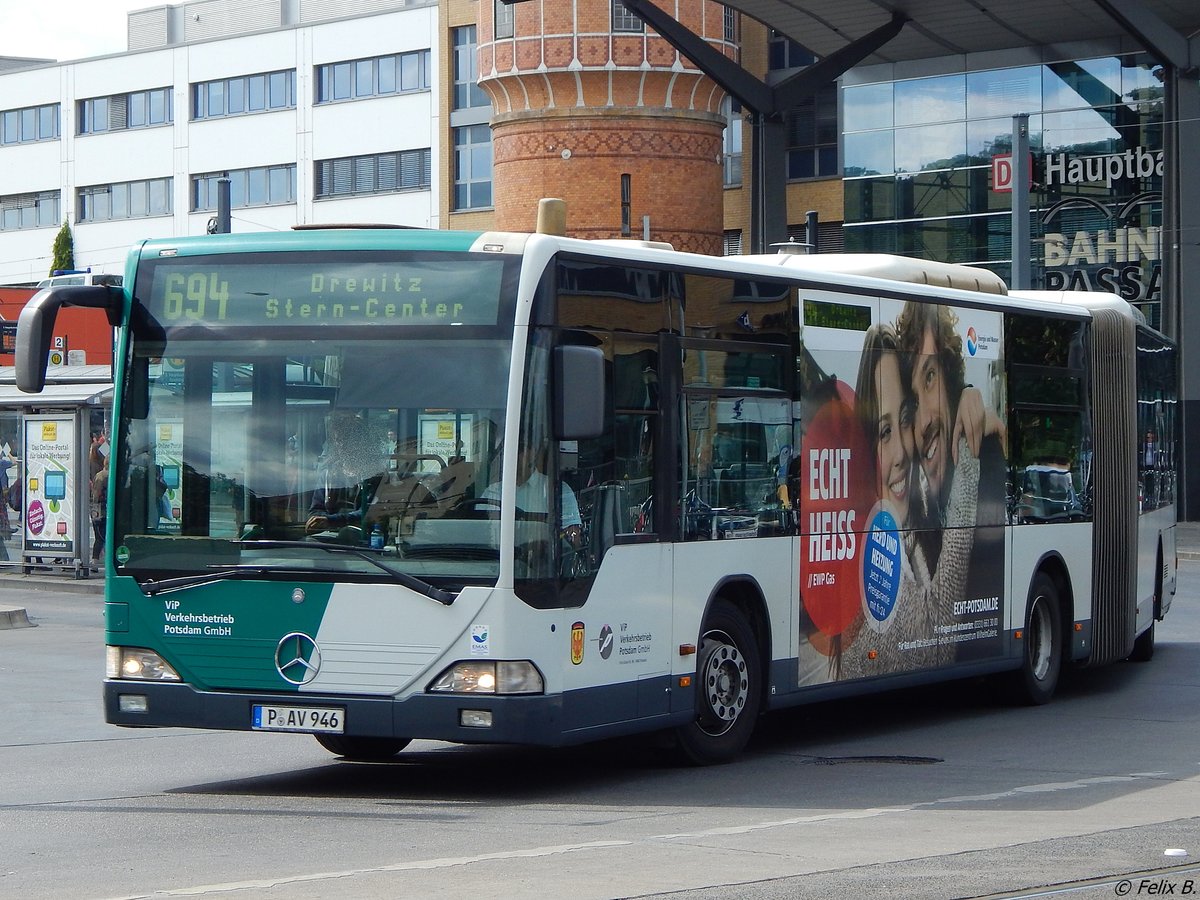Mercedes Citaro I vom Verkehrsbetrieb Potsdam in Potsdam am 10.06.2016