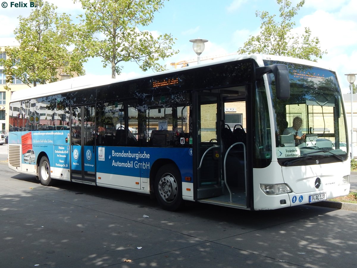 Mercedes Citaro II von AC Busreisen Potsdam GmbH aus Deutschland in Potsdam am 24.08.2015