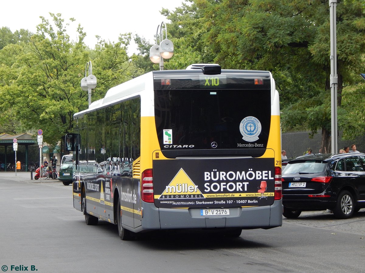 Mercedes Citaro II der BVG in Berlin am 24.08.2015