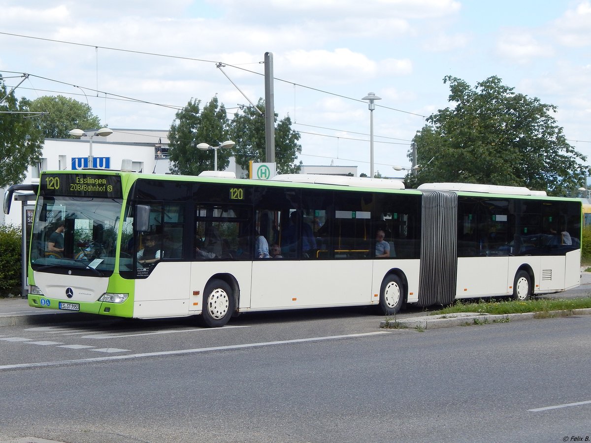 Mercedes Citaro II von GR Omnibus in Ostfildern am 18.06.2018