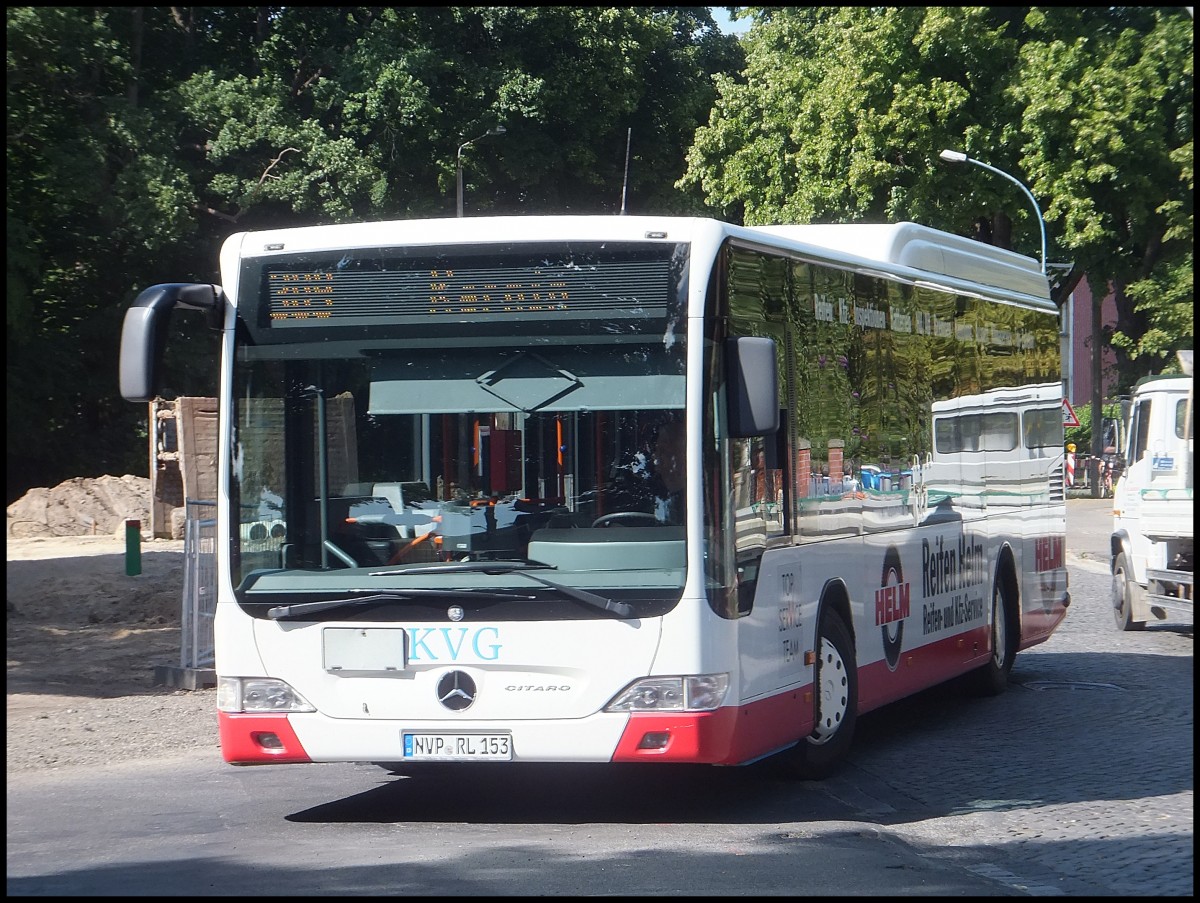 Mercedes Citaro II der Kraftverkehrsgesellschaft mbH Ribnitz-Damgarten in Stralsund. am 23.07.2013