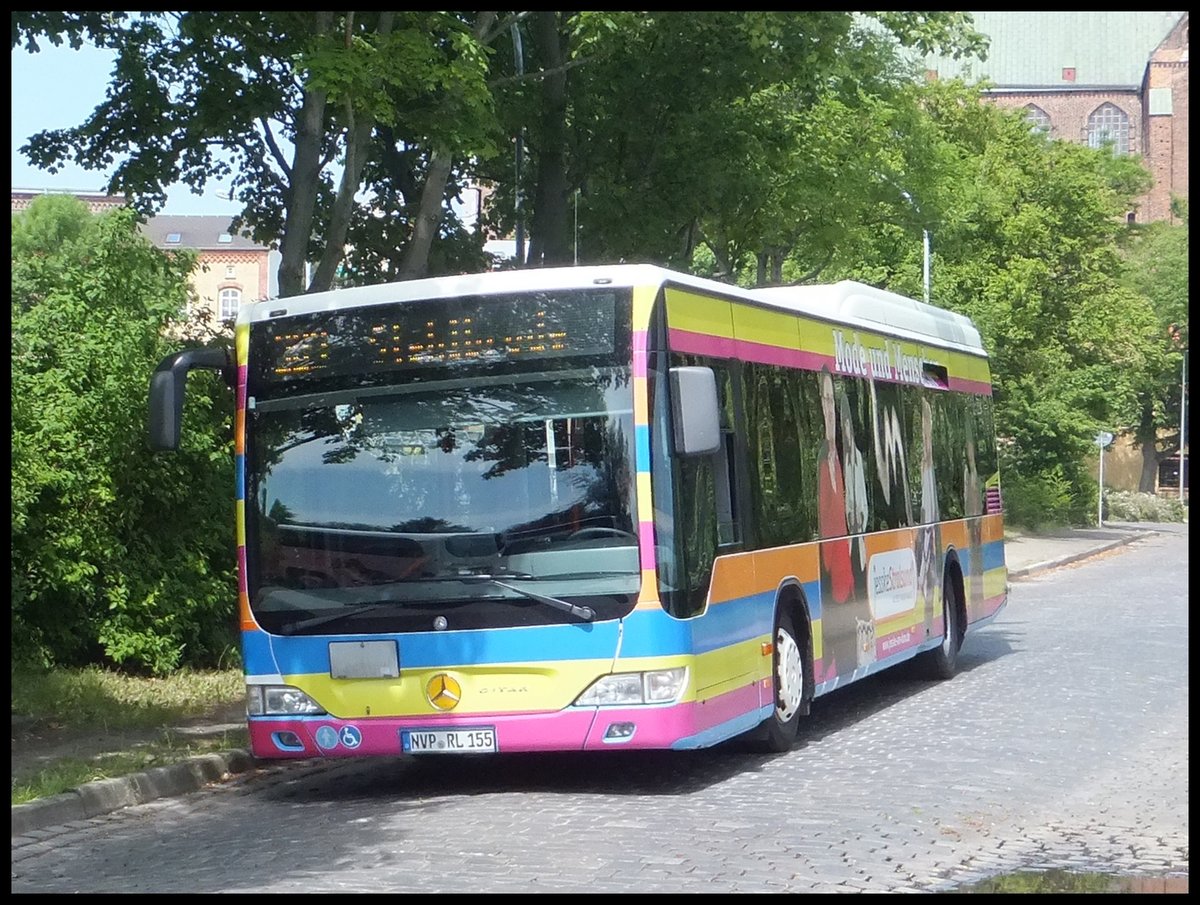 Mercedes Citaro II der Kraftverkehrsgesellschaft mbH Ribnitz-Damgarten in Stralsund am 10.06.2014