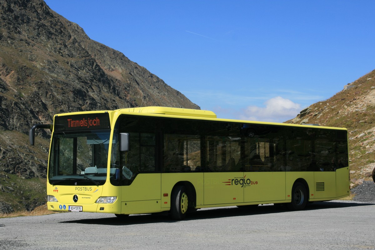 Mercedes Citaro II  Postbus , Timmelsjoch (2509 m) in Tirol/sterreich 31.08.2013