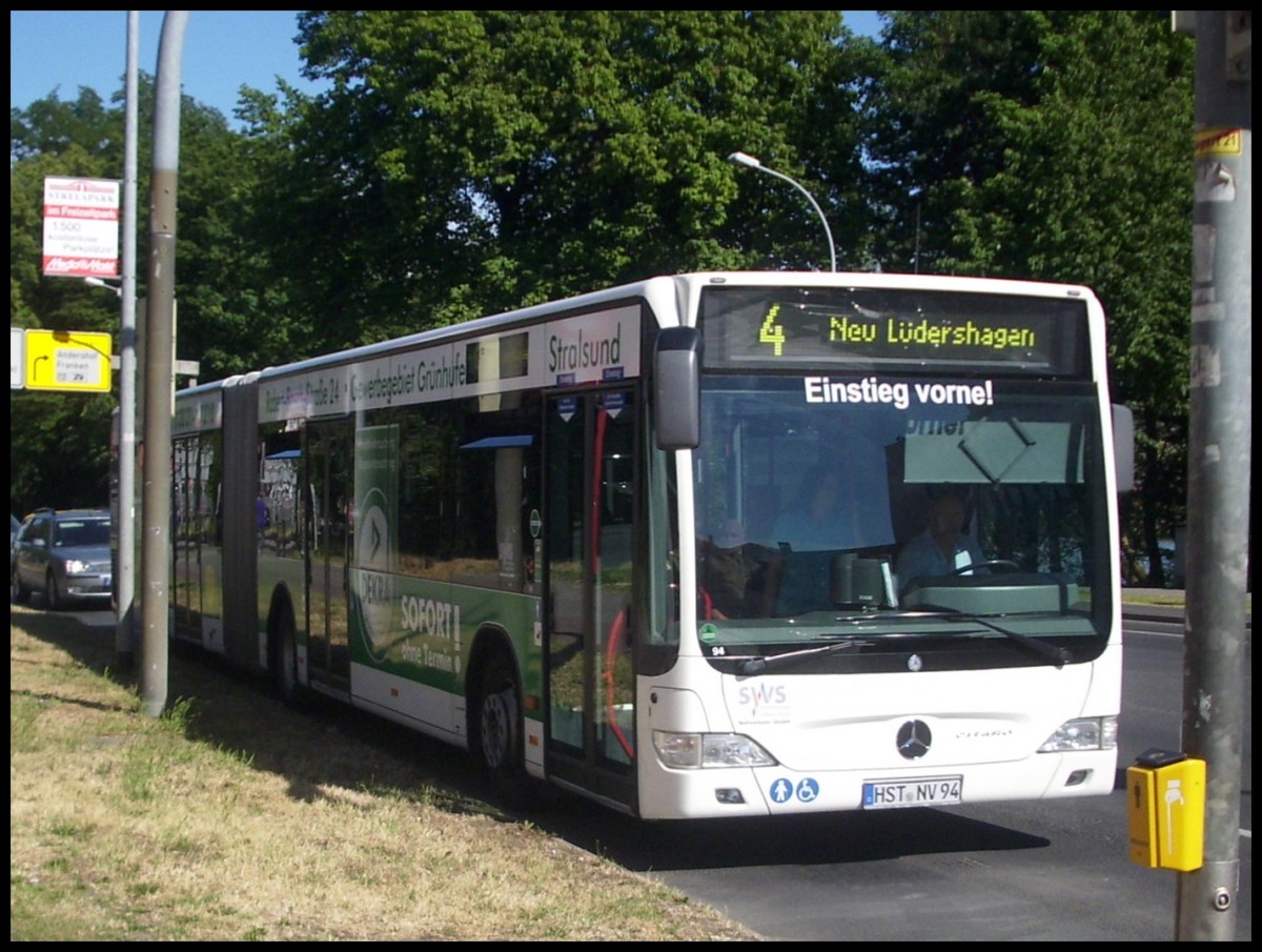 Mercedes Citaro II der Stadtwerke Stralsund (SWS) in Stralsund am 21.06.2012  