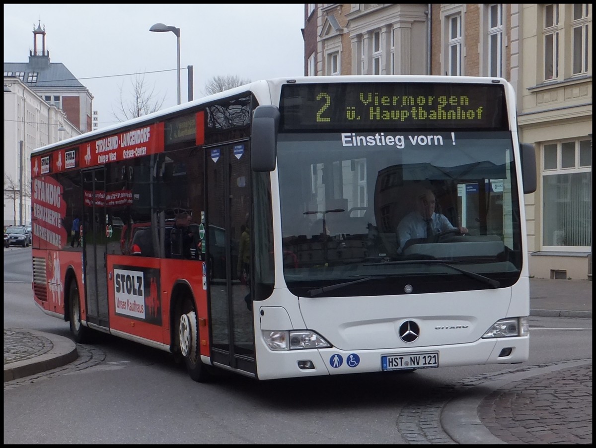 Mercedes Citaro II der Stadtwerke Stralsund in Stralsund am 22.03.2014