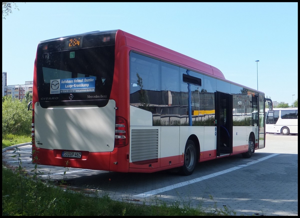 Mercedes Citaro II  LE der Omnibusverkehrsgesellschaft Gstrow (OVG) in Rostock am 08.07.2013
