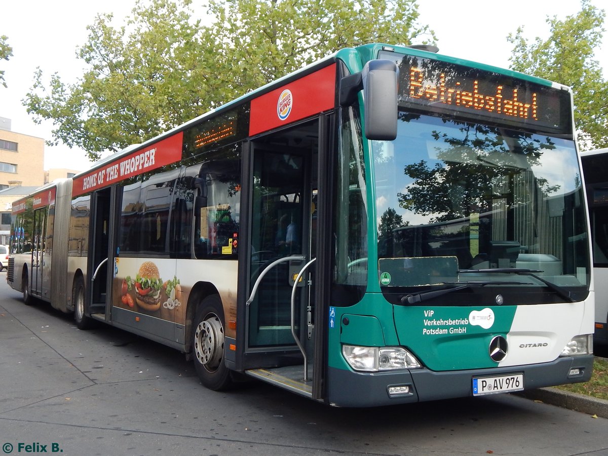Mercedes Citaro II vom Verkehrsbetrieb Potsdam in Potsdam am 24.08.2015