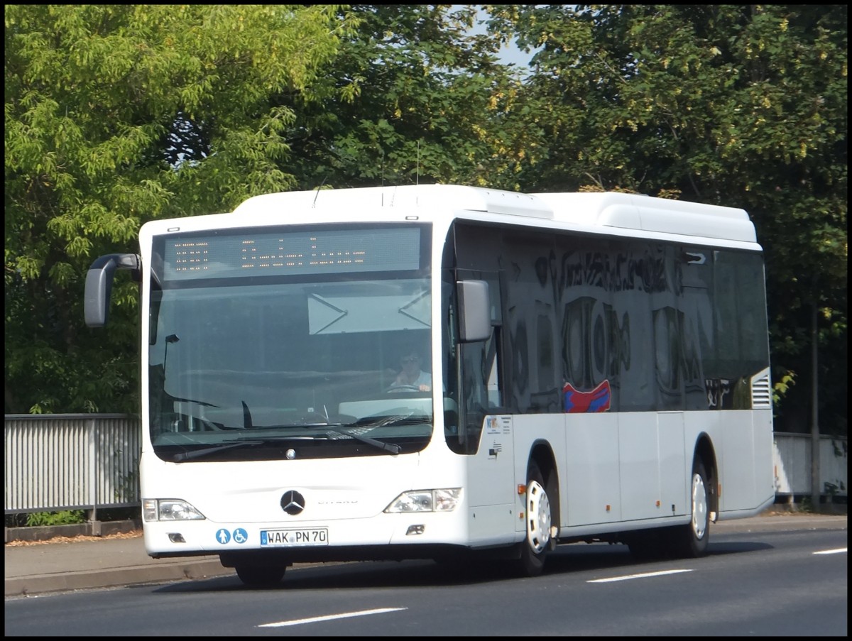 Mercedes Citaro II der Verkehrsgesellschaft Wartburgkreis mbH in Dorndorf am 16.07.2013