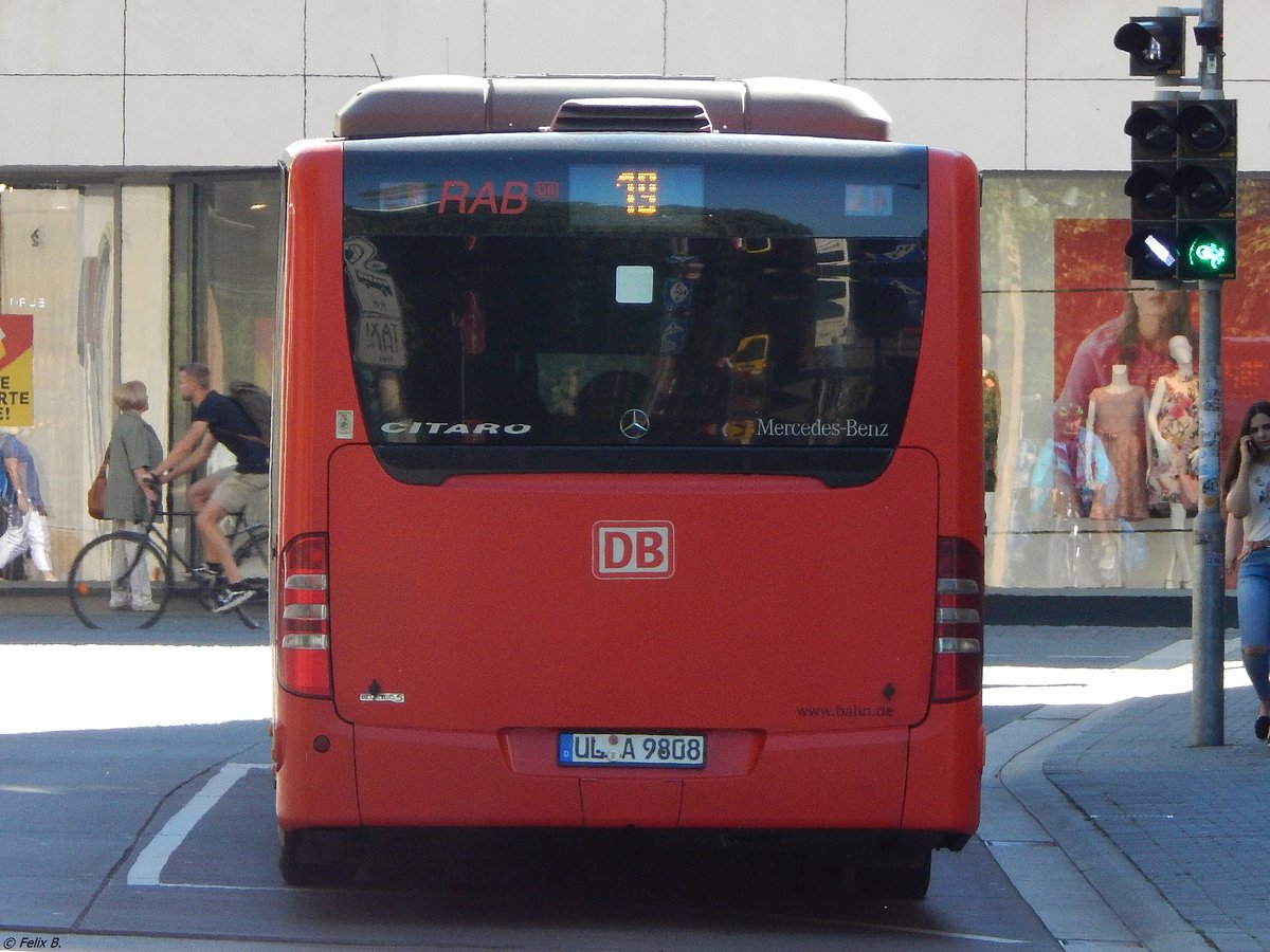 Mercedes Citaro II von ZugBus Regionalverkehr Alb-Bodensee in Tübingen am 20.06.2018