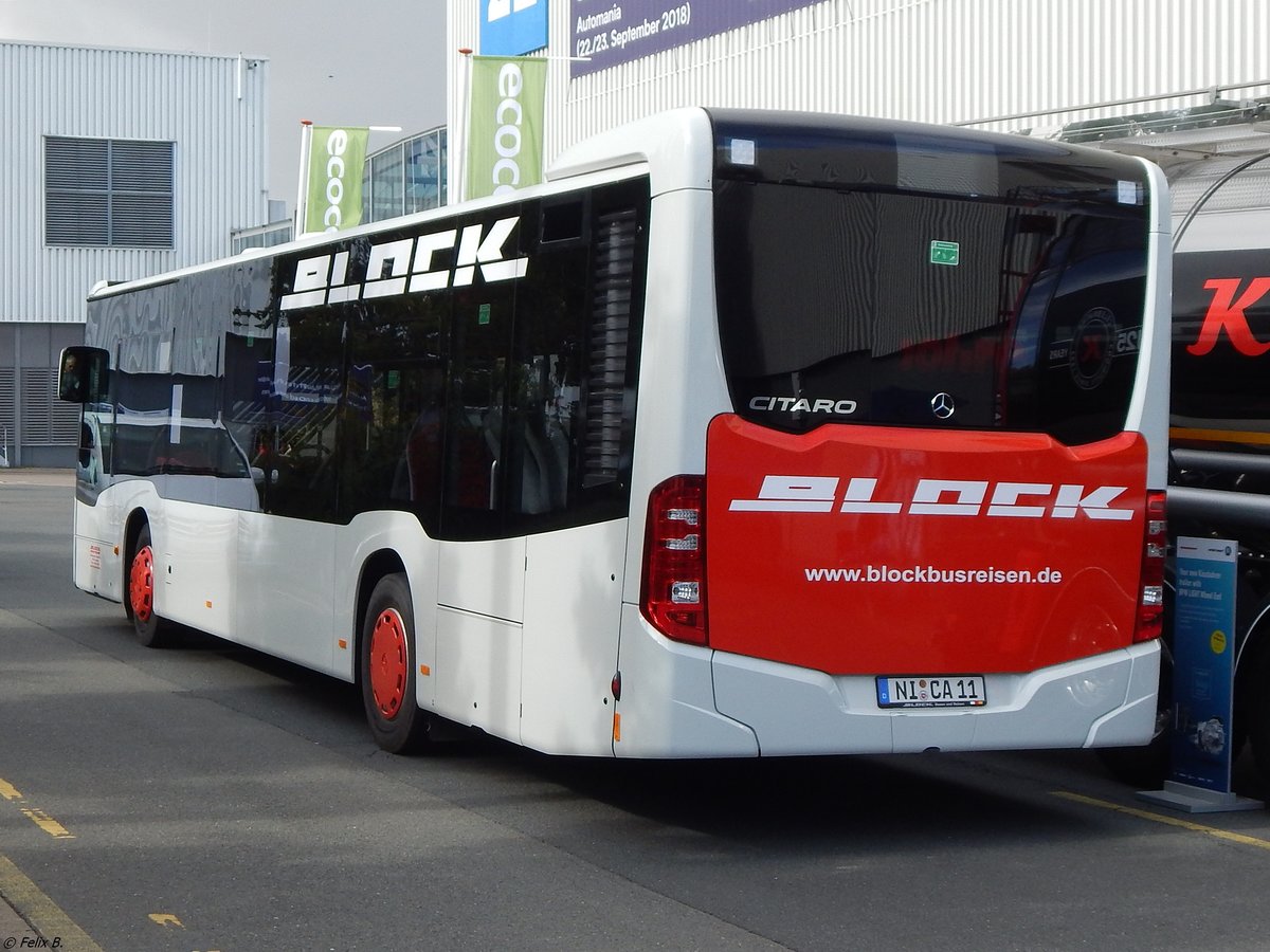 Mercedes Citaro III von Block aus Deutschland in Hannover auf der IAA am 24.09.2018