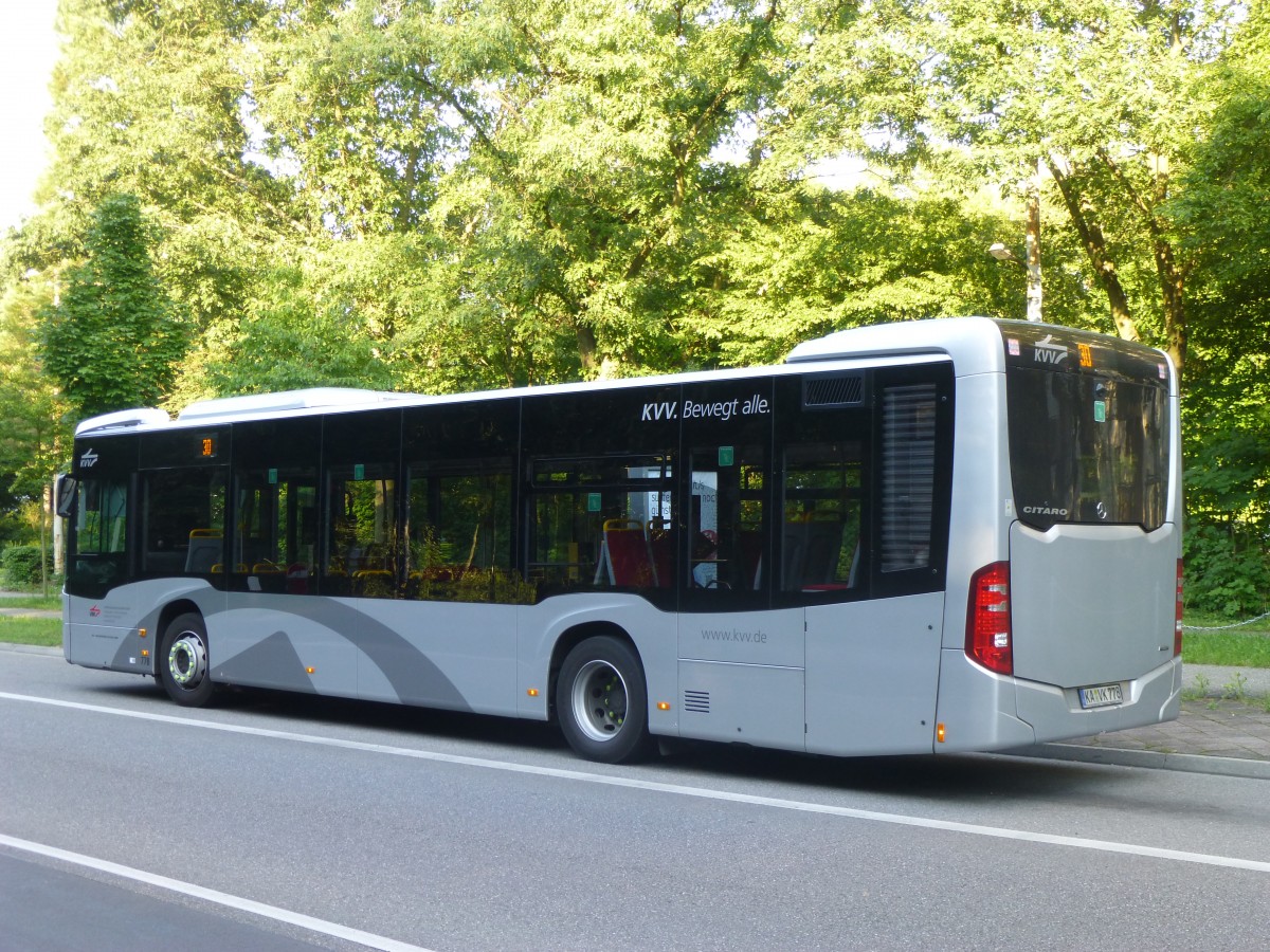 Mercedes Citaro III Euro 6  Verkehrsbetriebe Karlsruhe , Karlsruhe 01.08.2014