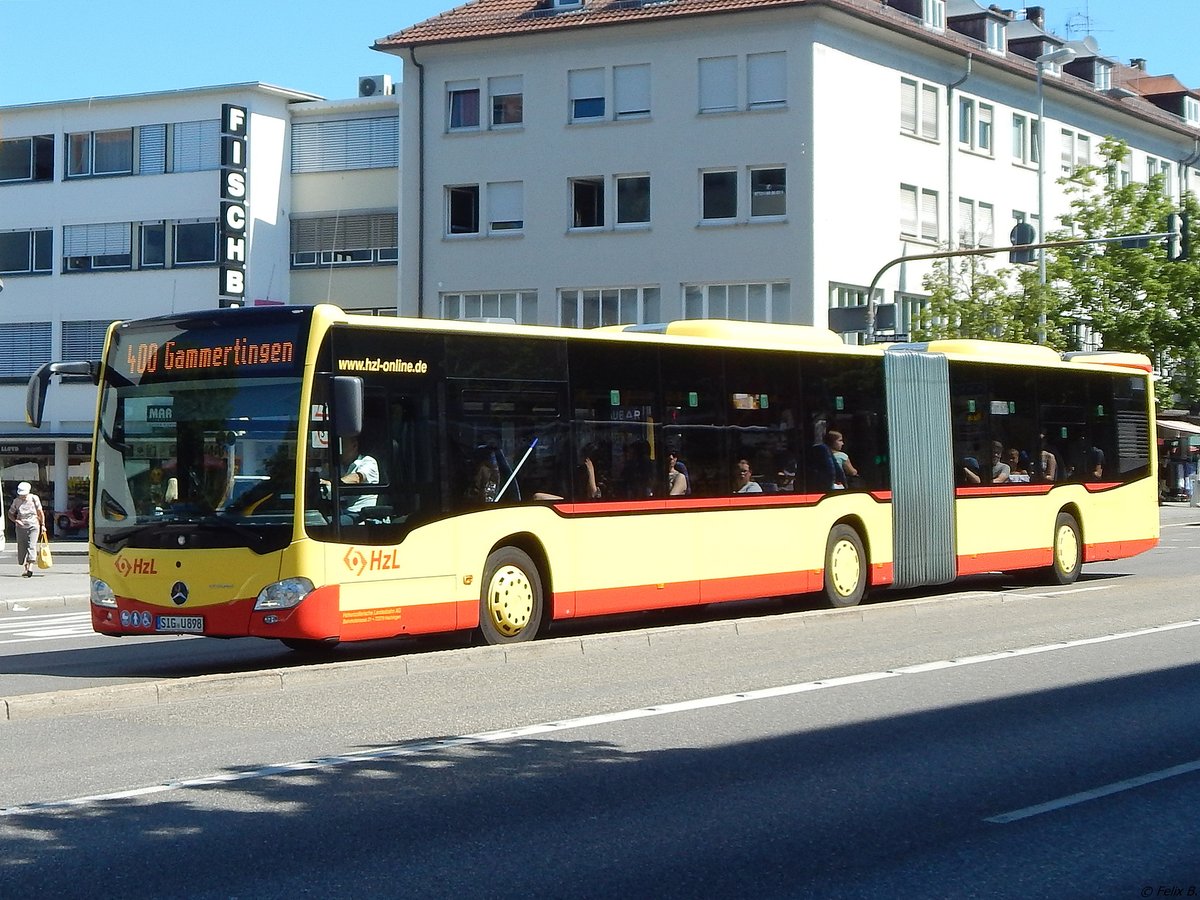 Mercedes Citaro III der Hohenzollerische Landesbahn in Reutlingen am 20.06.2018