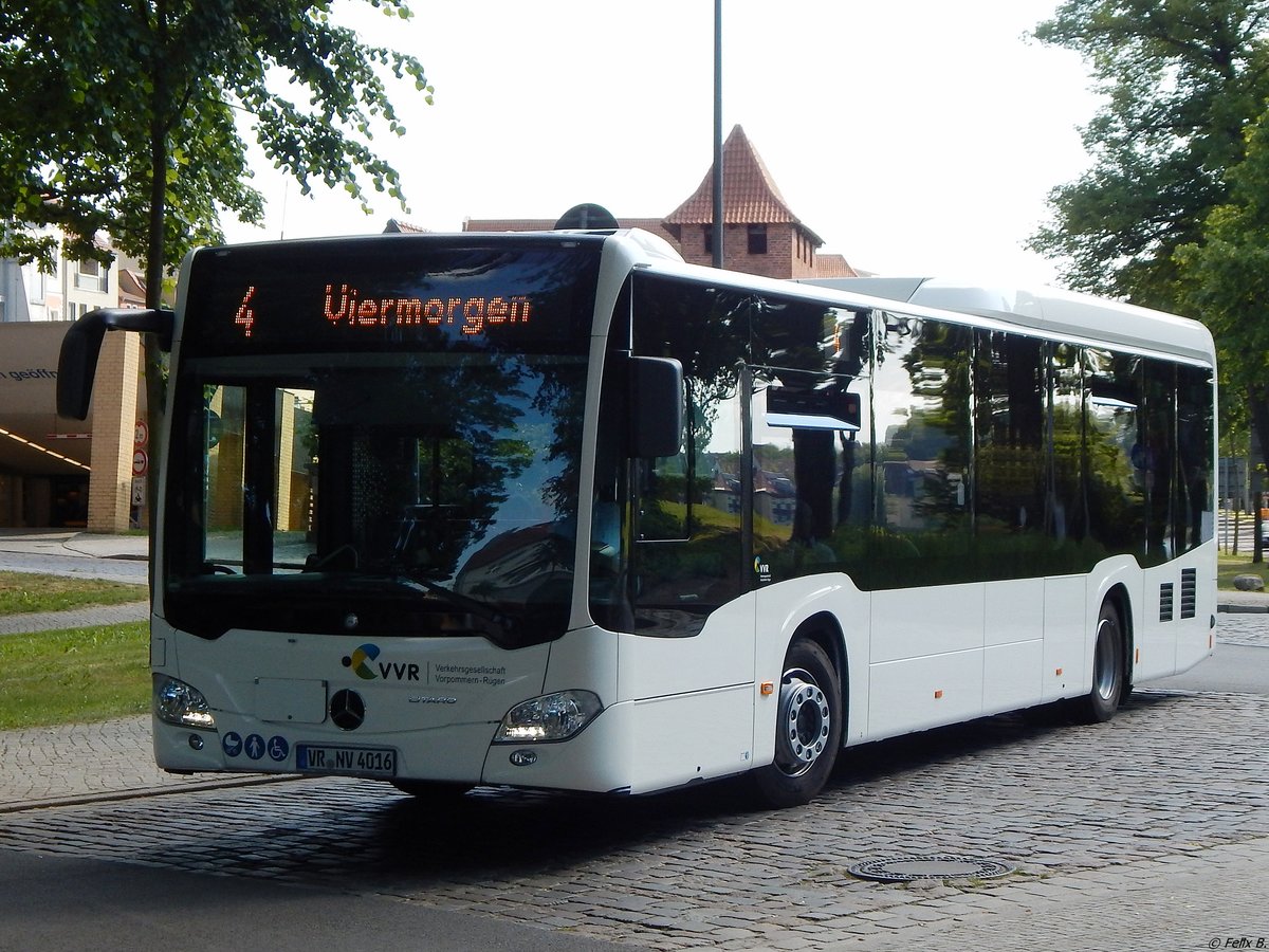 Mercedes Citaro III LE der VVR in Stralsund am 26.05.2018