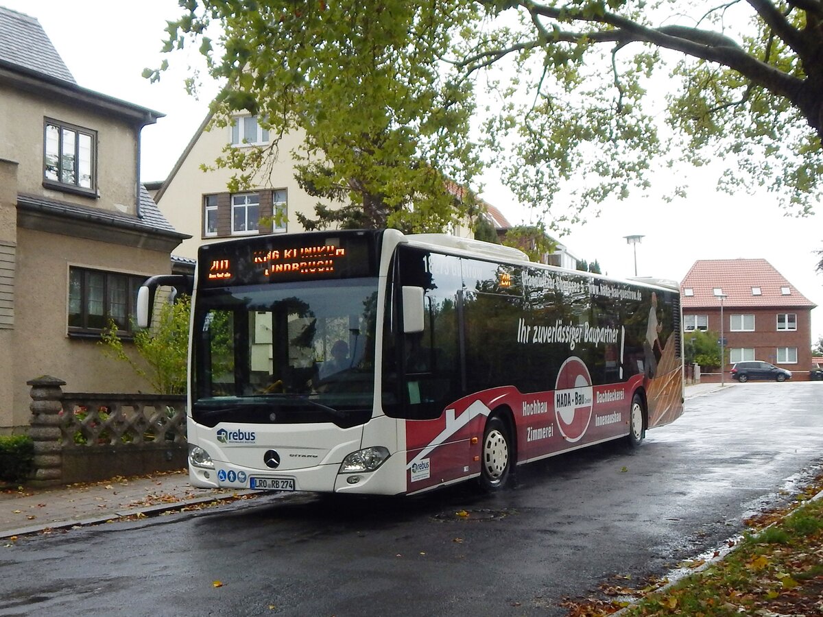 Mercedes Citaro III von Regionalbus Rostock in Güstrow am 05.10.2019