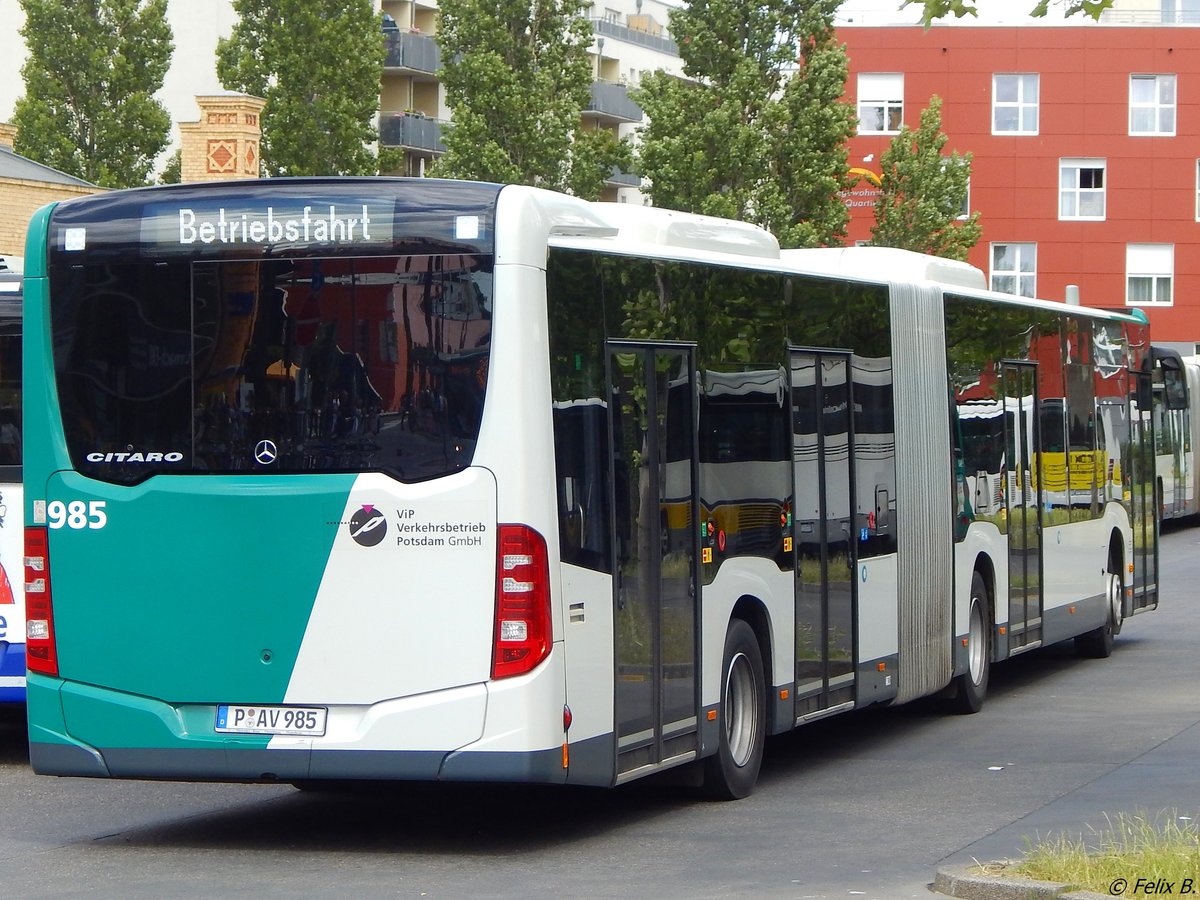 Mercedes Citaro III vom Verkehrsbetrieb Potsdam in Potsdam am 10.06.2016