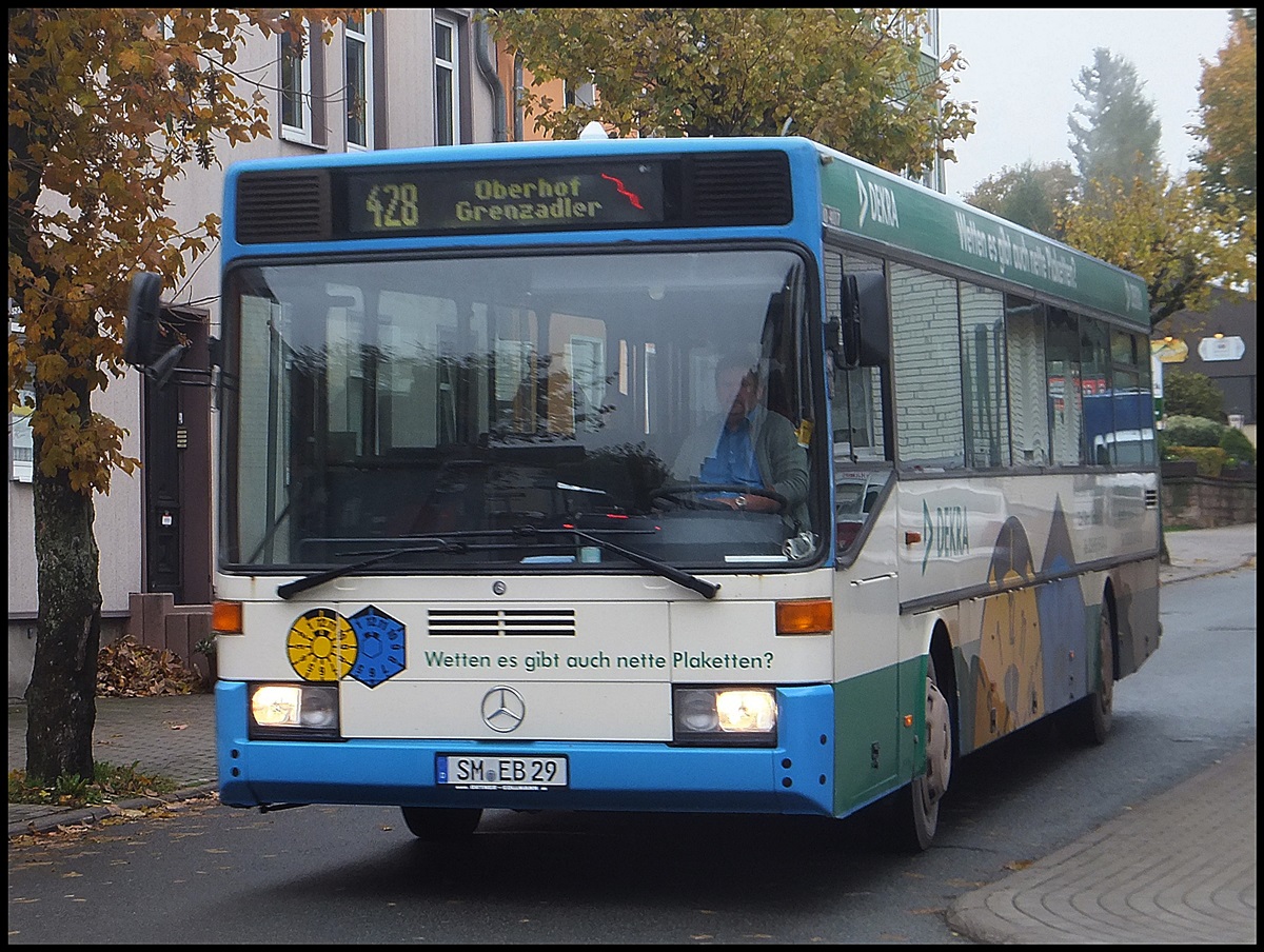 Mercedes O 407 der Meininger Busbetriebs GmbH in Oberhof am 16.10.2013