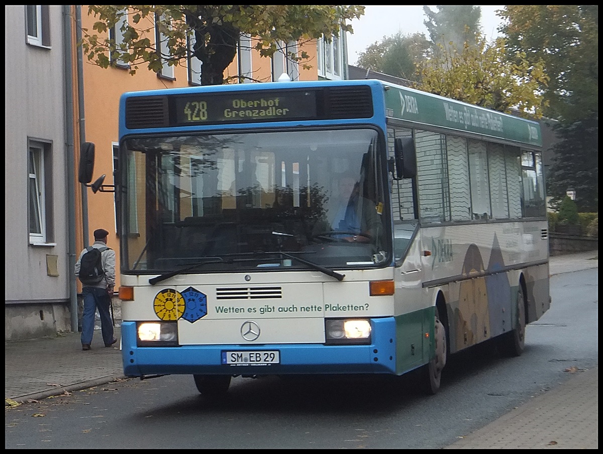 Mercedes O 407 der Meininger Busbetriebs GmbH in Oberhof am 16.10.2013