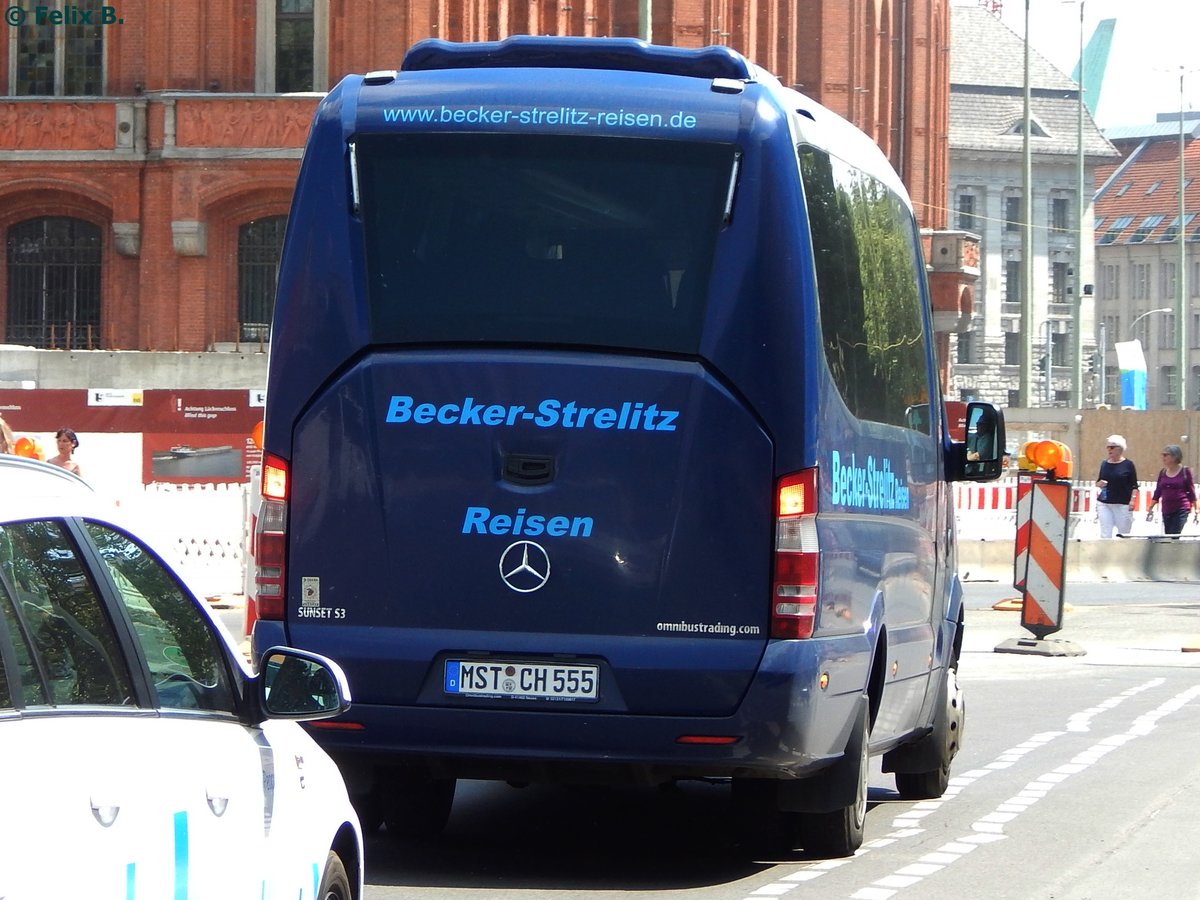 Mercedes Sprinter von Becker-Strelitz aus Deutschland in Berlin am 08.06.2016