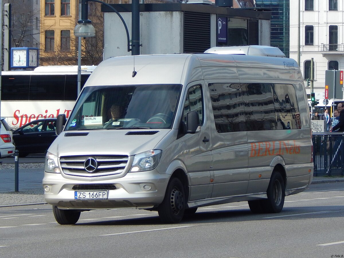 Mercedes Sprinter von Berlineks aus Polen in Berlin am 30.03.2019