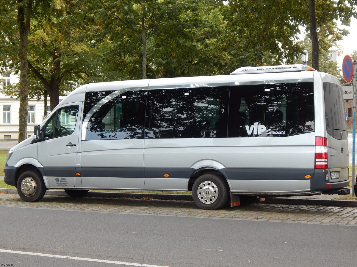 Mercedes Sprinter von Krohn Busreisen aus Deutschland in Stralsund am 14.09.2019