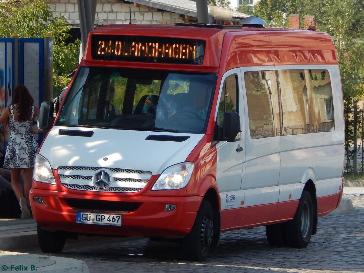 Mercedes Sprinter von Regionalbus Rostock in Güstrow am 13.09.2016