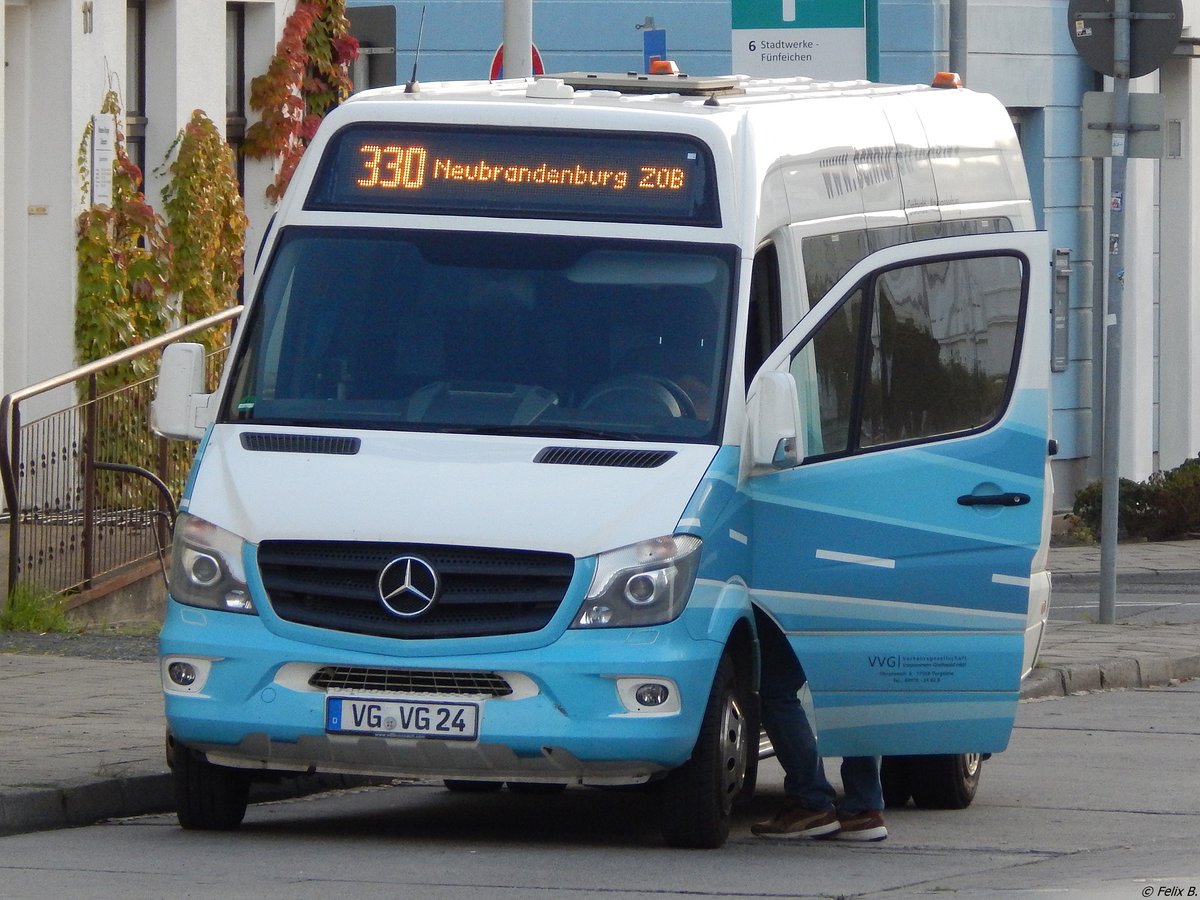 Mercedes Sprinter der VVG in Neubrandenburg am 04.09.2018