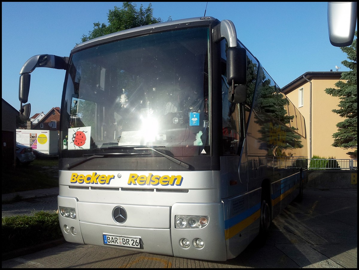Mercedes Tourismo von Becker-Reisen aus Deutschland in Sassnitz am 20.06.2013