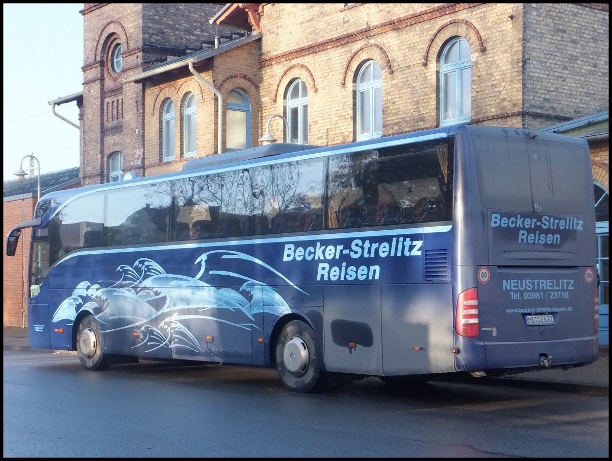 Mercedes Tourismo von Becker-Strelitz Reisen aus Deutschland in Bergen am 13.11.2013