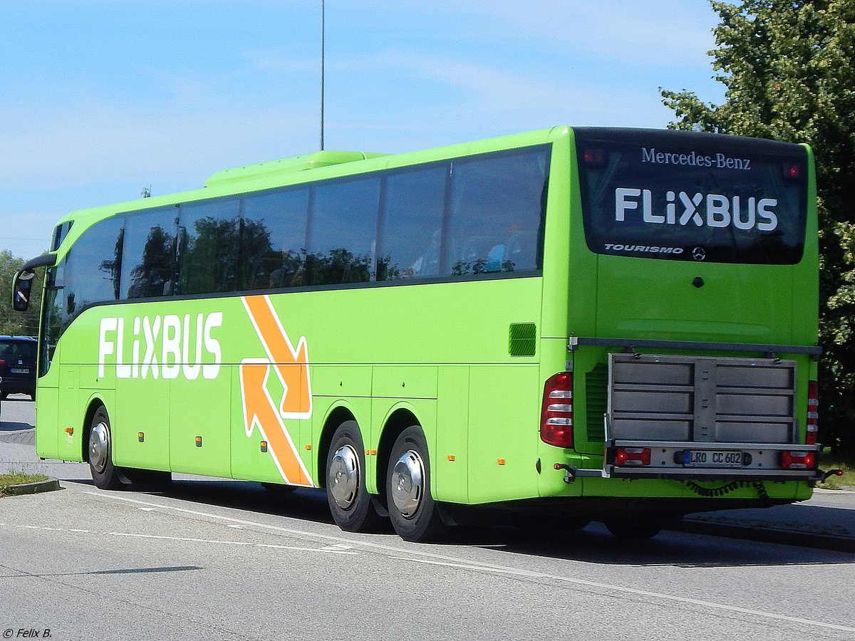 Mercedes Tourismo von Flixbus/Joost's aus Deutschland in Rostock am 27.06.2017