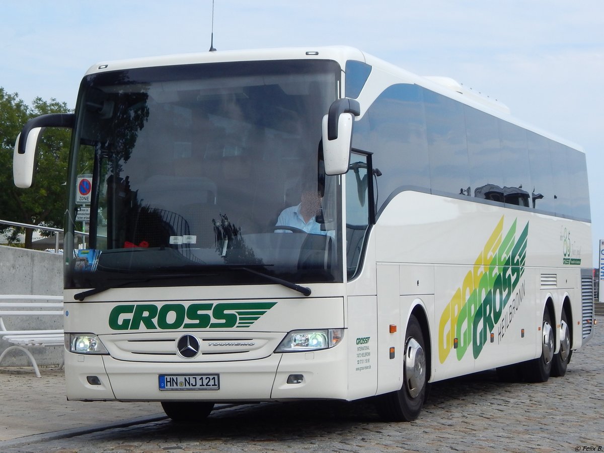 Mercedes Tourismo von Gross aus Deutschland im Stadthafen Sassnitz am 30.08.2015