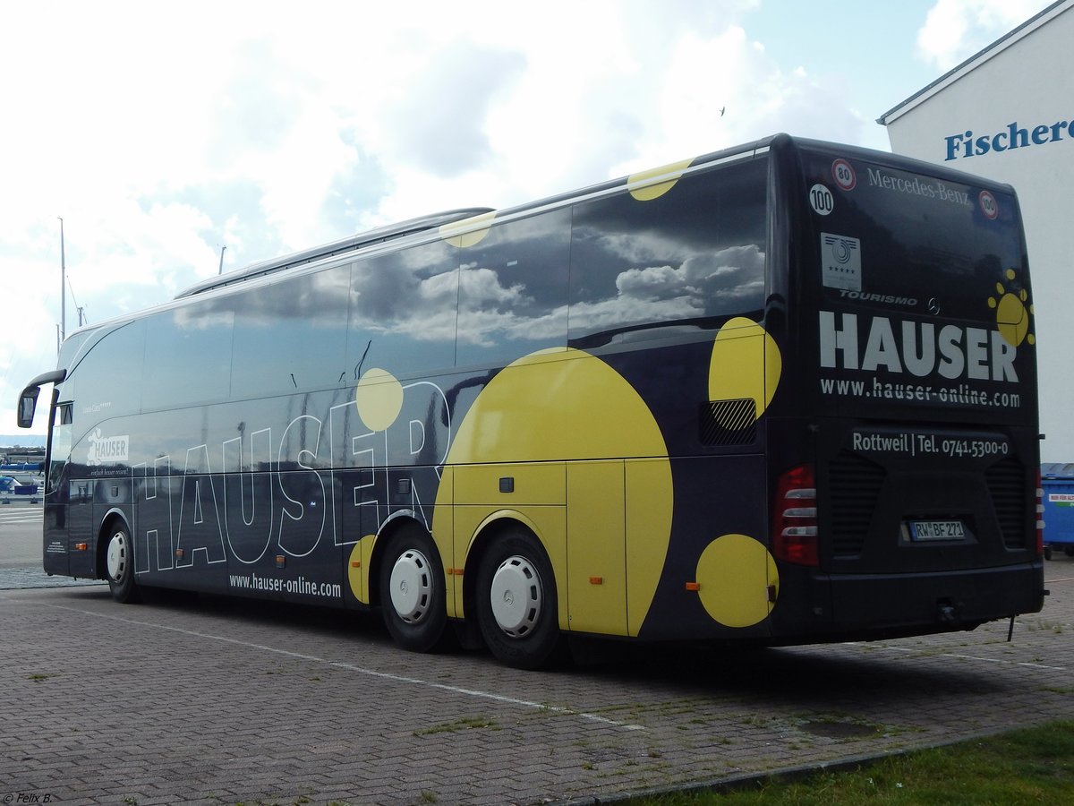 Mercedes Tourismo von Hauser aus Deutschland im Stadthafen Sassnitz am 23.08.2017