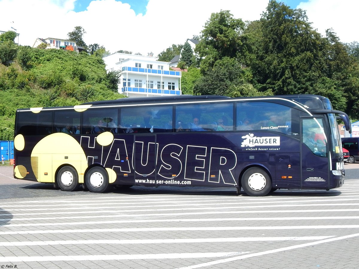 Mercedes Tourismo von Hauser aus Deutschland im Stadthafen Sassnitz am 27.08.2017