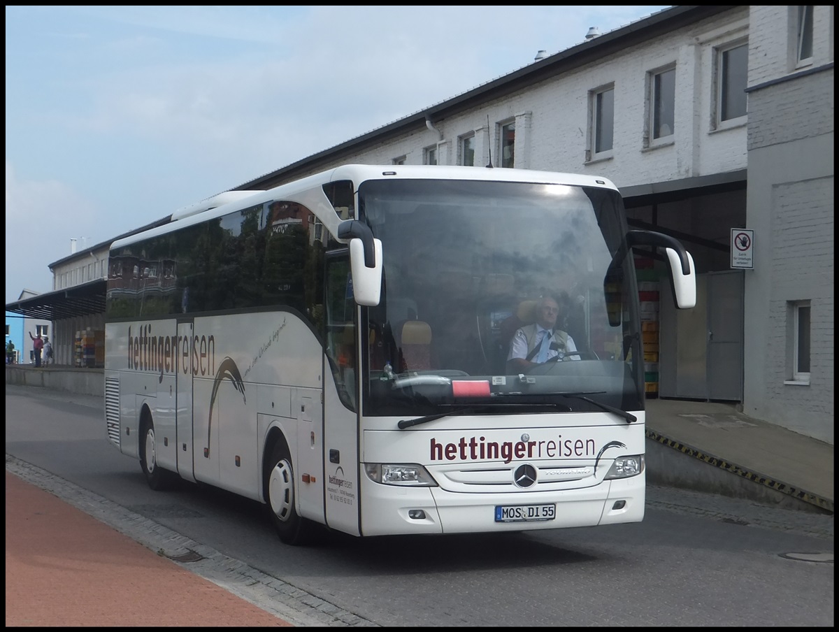 Mercedes Tourismo von Hettinger aus Deutschland im Stadthafen Sassnitz am 31.08.2013